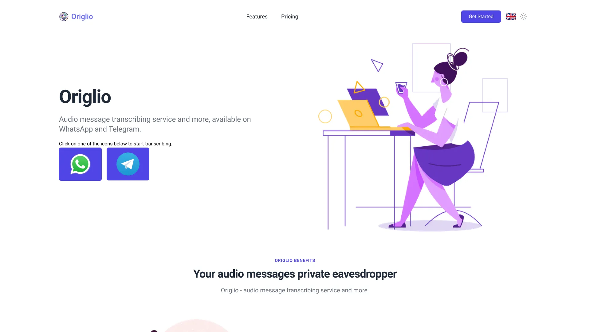 Origlio - your audio notes manager