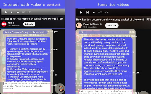 Owlie Youtube assistant