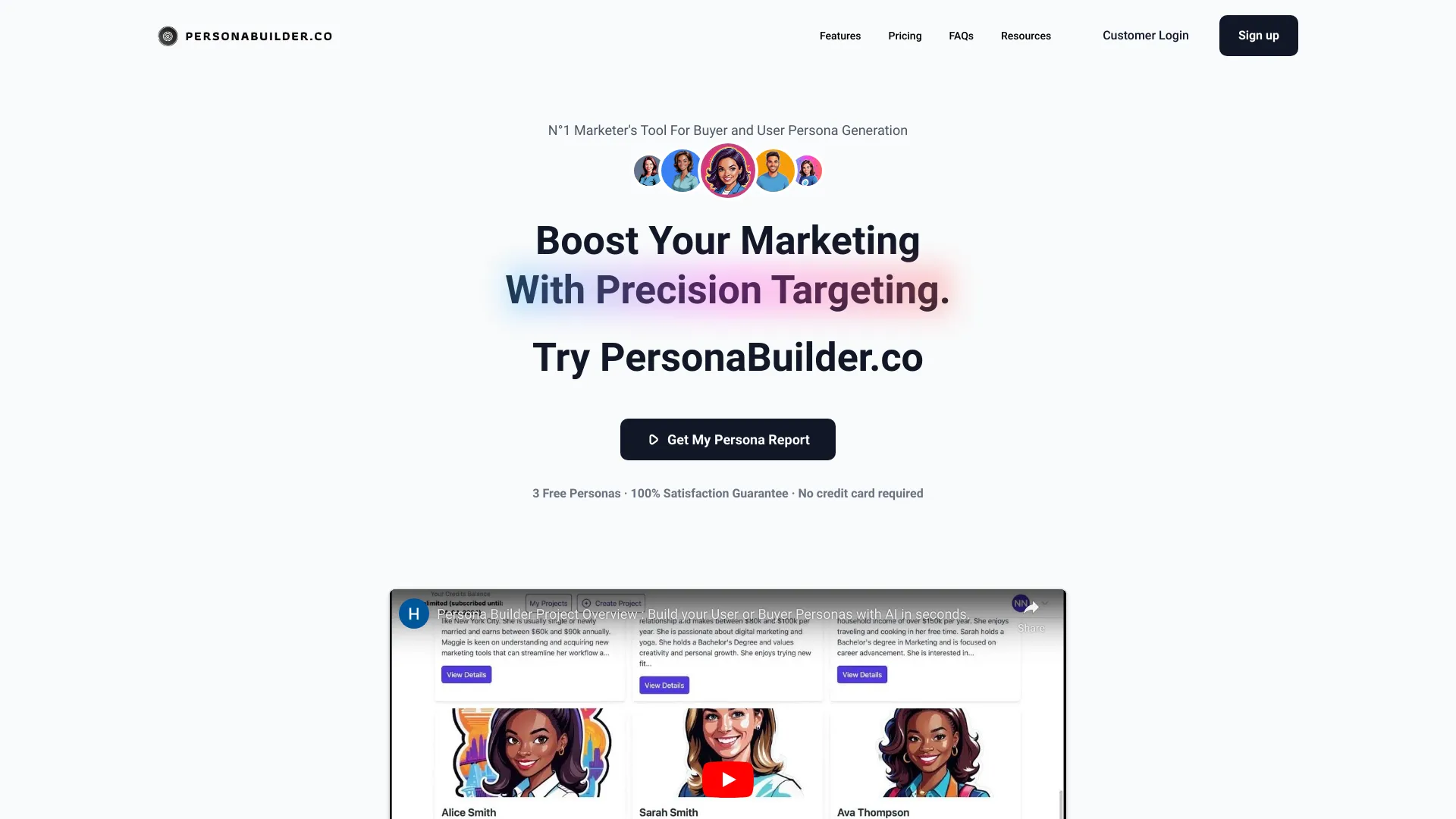 Personabuilder.co / Build your Personas