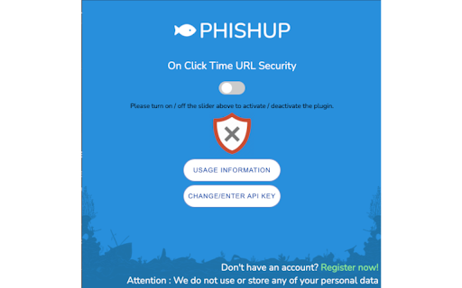 Phishup - Safe URL Plugin