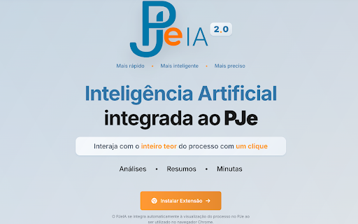 PJeIA - Inteligência Artificial no PJe