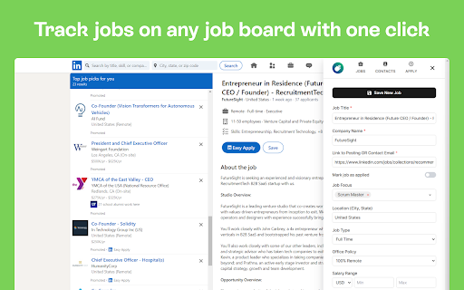 Prentus | Job Tracker, AI Networking, & Application Helper