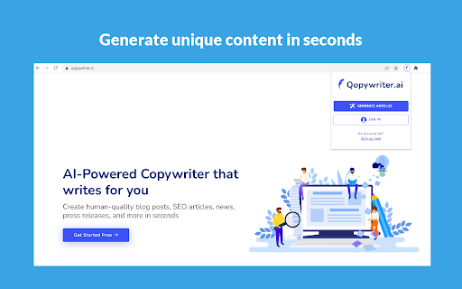 Qopywriter: AI-Powered Article Writer