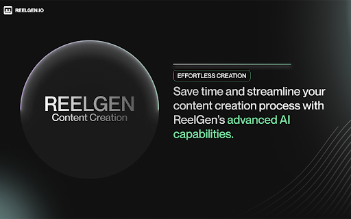 ReelGen Extension