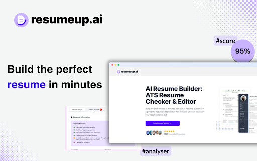 ResumeUp: Free Resume Builder & Resume Checker