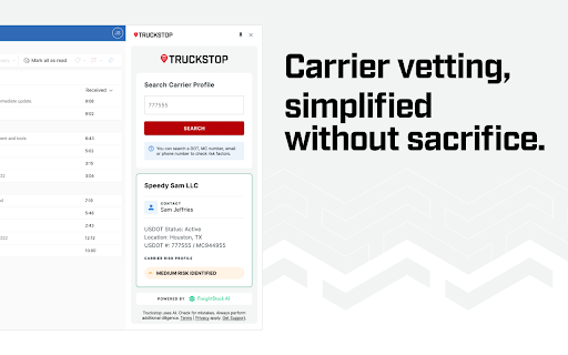 Risk Factors, by Truckstop