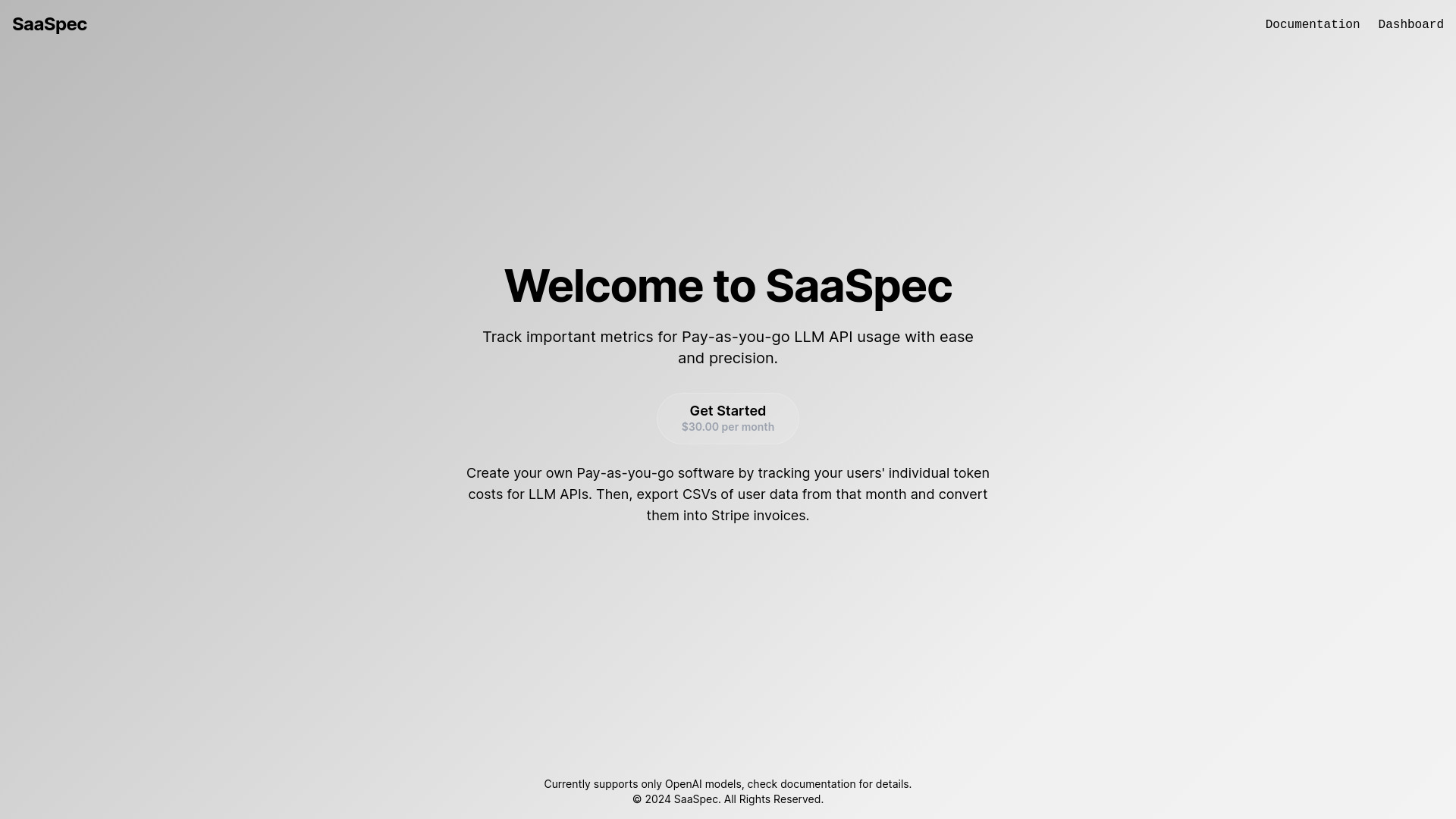 SaaSpec