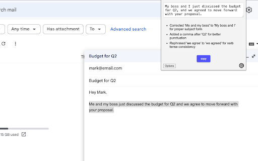 Sagai - Writing Assistant