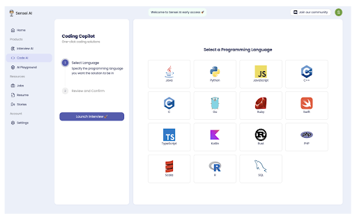 Sensei AI Coding Copilot