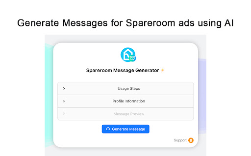 Spareroom Message Generator