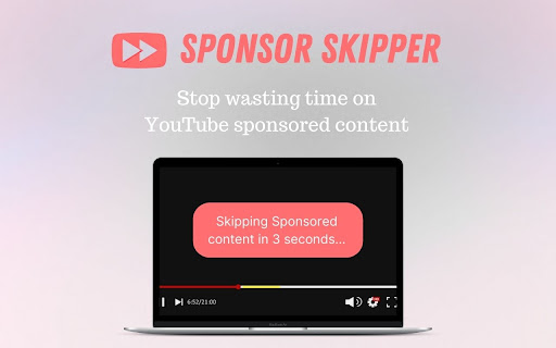 Sponsor Skipper - for YouTube™