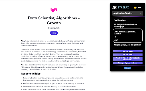 Stairaz Job Assistant | Application Tracker, Resume Builder, Job Analysis.