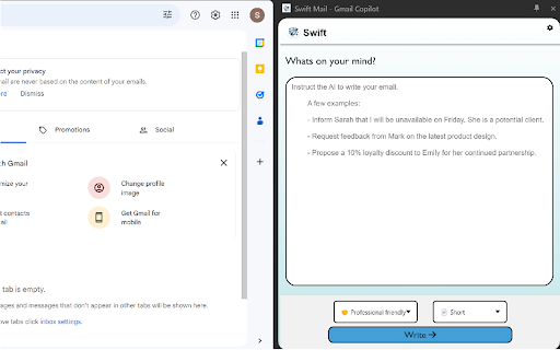 Swift Mail - Gmail Copilot
