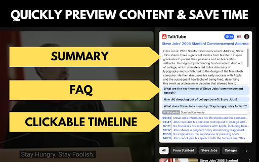 TalkTube - Youtube AI Companion