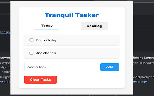 Tranquil Tasker