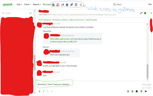 Upwork Client Coversation Aid