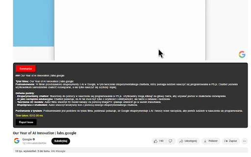 VidSumm - YouTube Video Summarizer