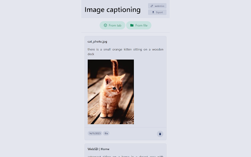 webml-image-captioning