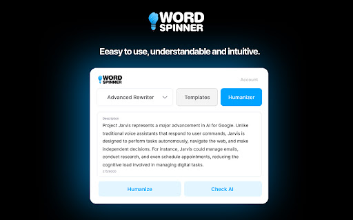 Word Spinner - The Best AI Humanizer, Rewriter & Copywriter