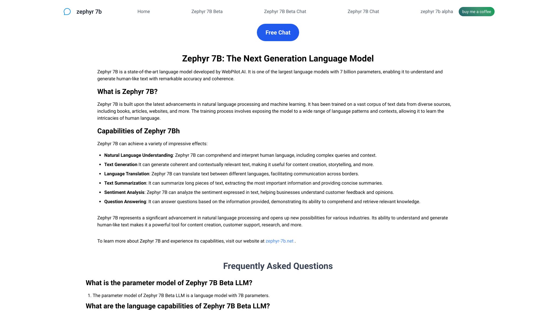 zephyr 7b  alpha model chat