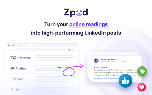 Zpod : Personalised Post Creator for LinkedIn